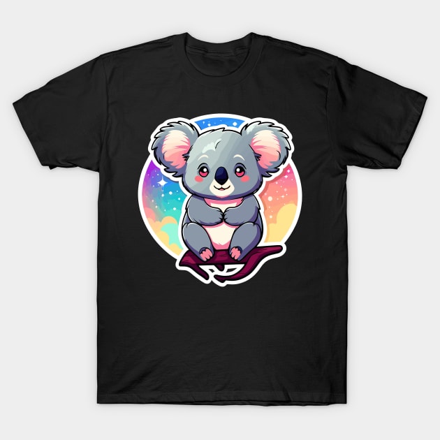 Koala Bear Illustration T-Shirt by FluffigerSchuh